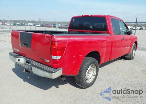 2008 Nissan Titan Xe из США, поврежденный, VIN 1N6BA06A68N350640